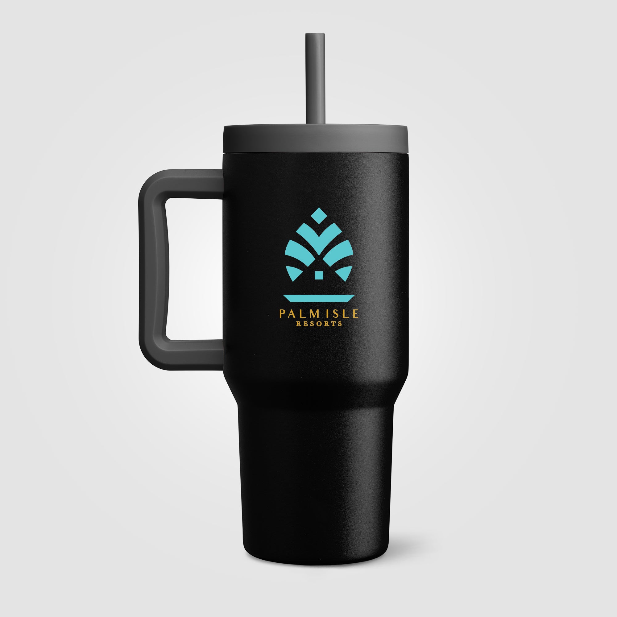 Grosche Aspen Stainless Steel Triple-Wall Insulated Straw Mug - 32oz -ColorJet-zoom-2