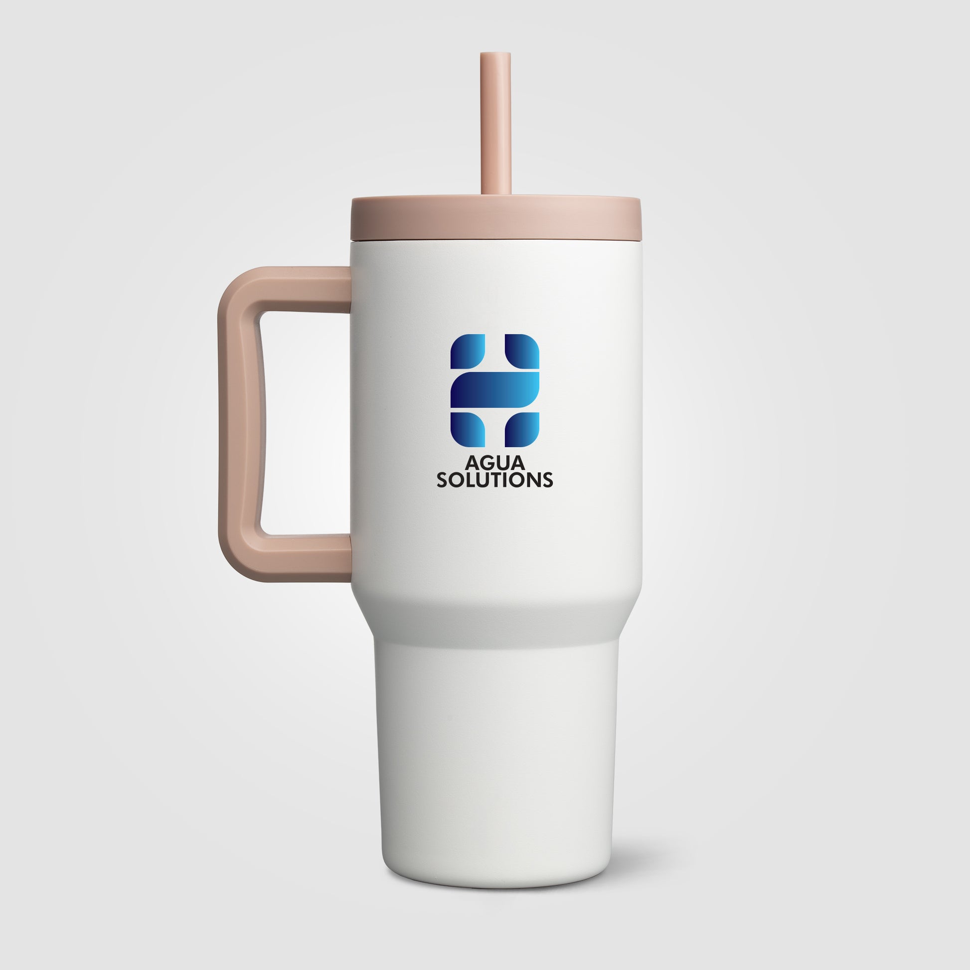 Grosche Aspen Stainless Steel Triple-Wall Insulated Straw Mug - 32oz -ColorJet-3