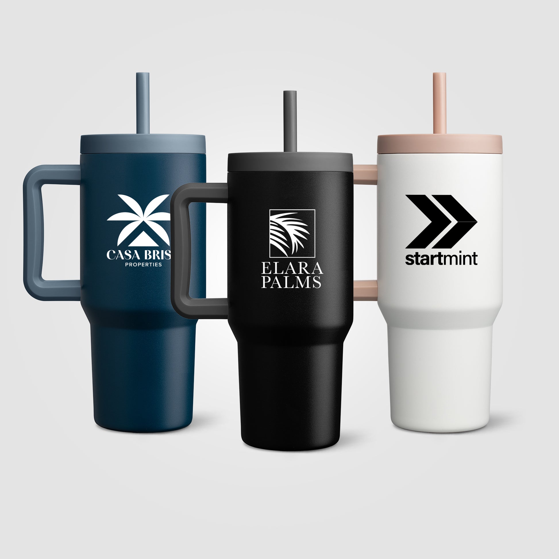Image of the Grosche Aspen Stainless Steel Triple-Wall Insulated Straw Mug - 32oz promotional product, SKU WJU.