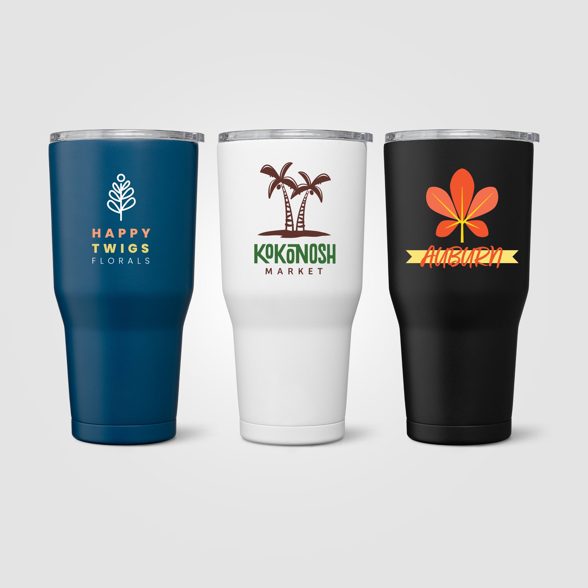 Image of the Grosche Yukon Stainless Steel Slider Lid Tumbler - 30oz -ColorJet promotional product, SKU WJV-C.