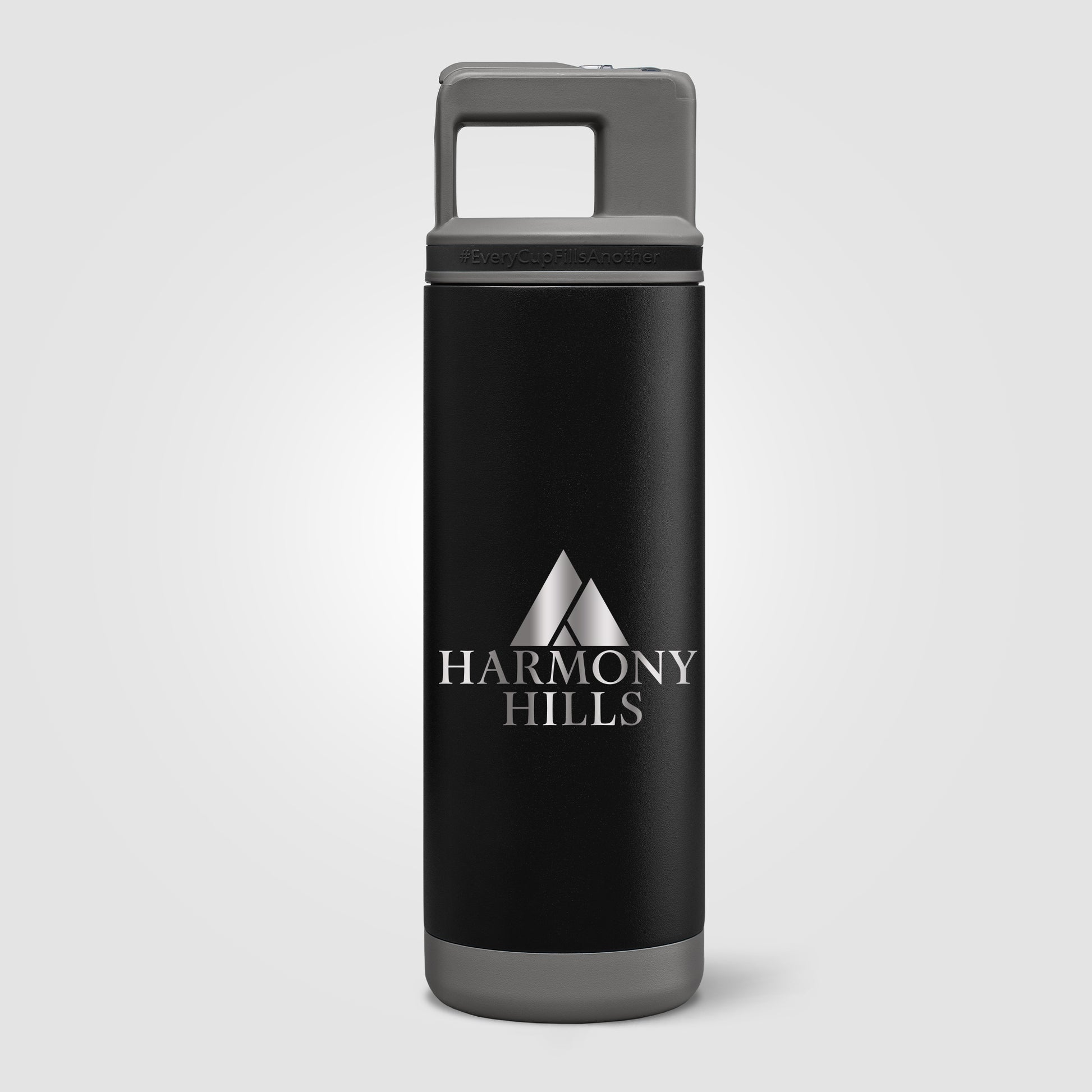 Grosche Alpine Stainless Steel Removable Straw Flip n' Sip Bottle - 20oz -Laser Engraved-2