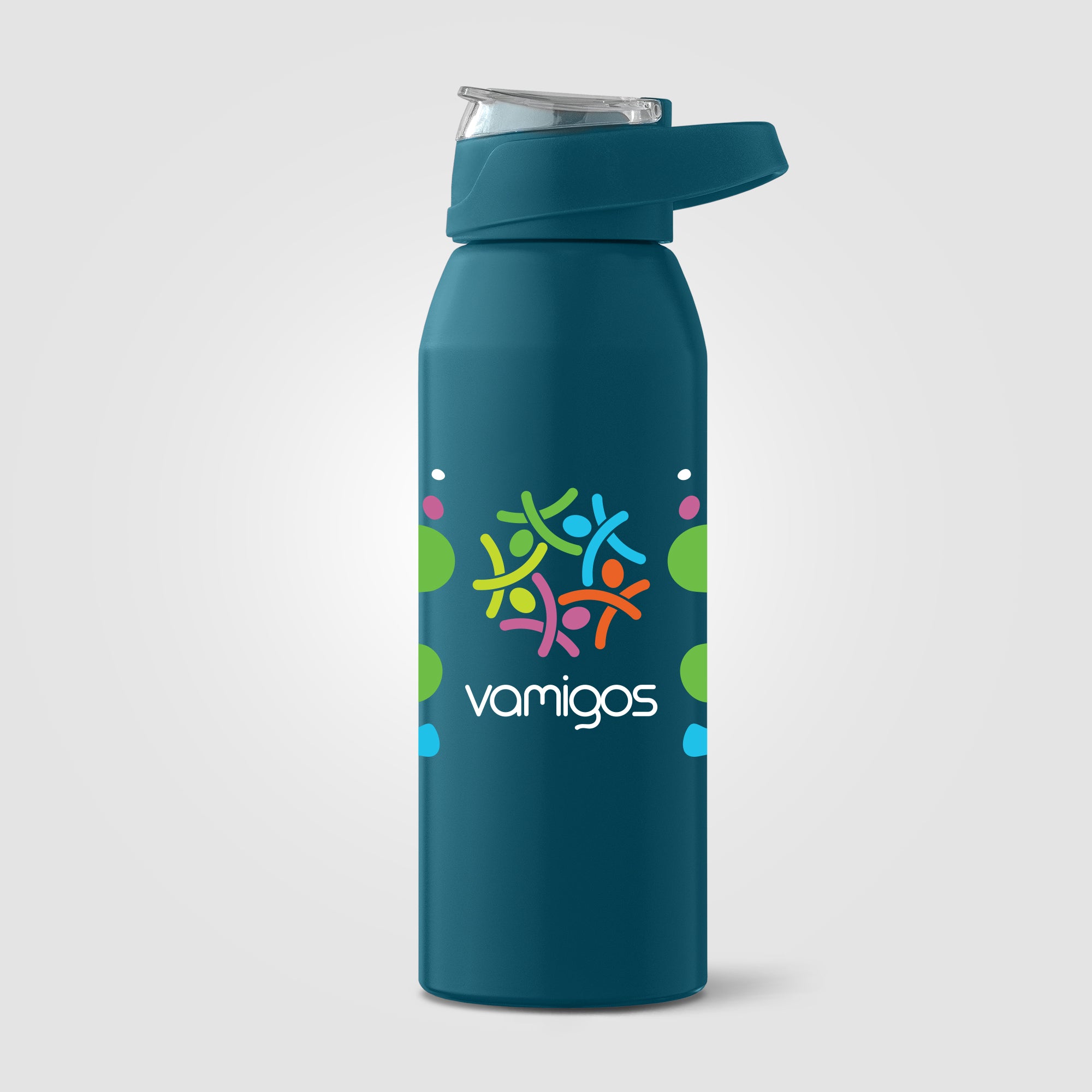 Lyse Recycled Stainless Steel Sport Bottle - 24 oz. - Full-Color Inkjet-zoom-4