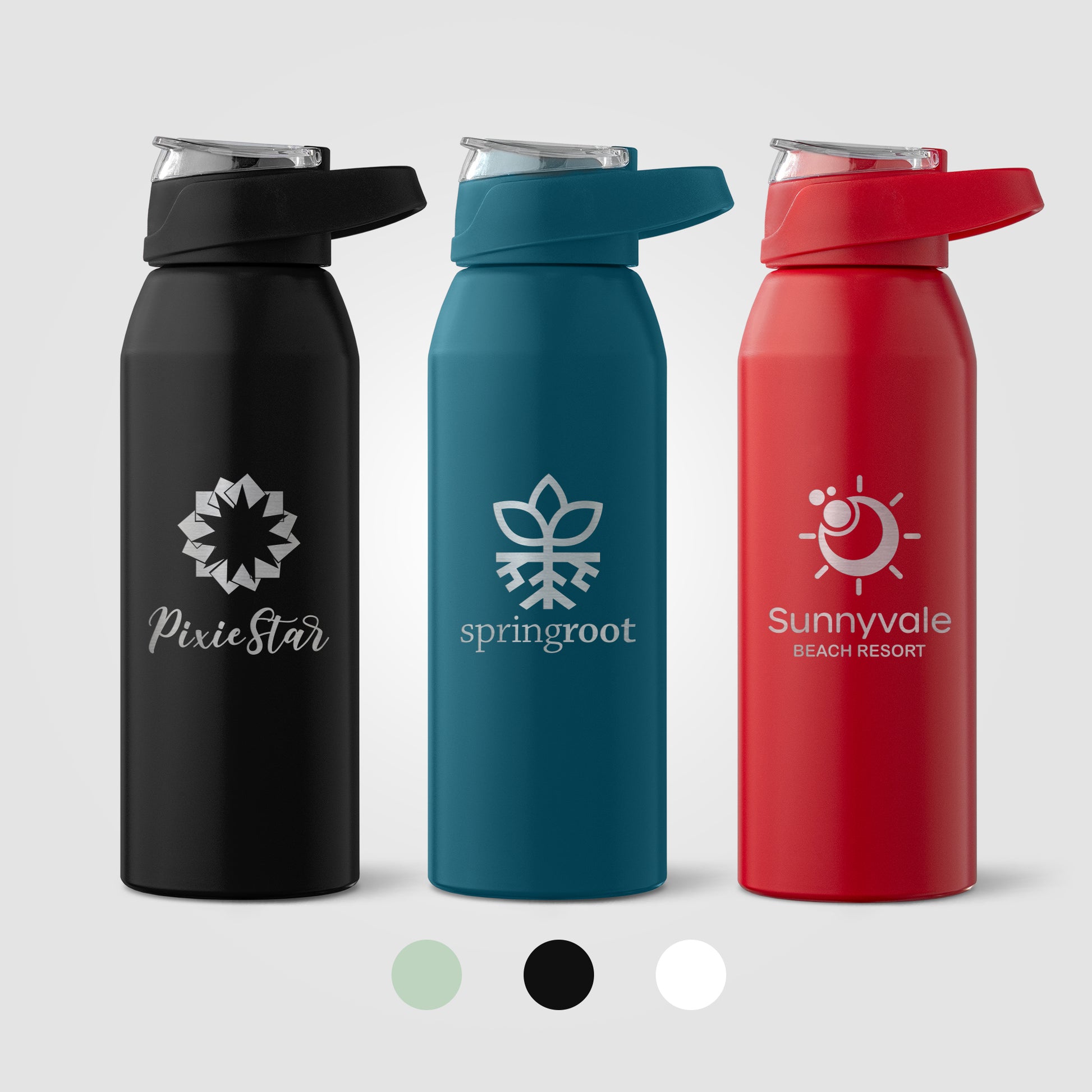 Image of the Lyse Recycled Stainless Steel Sport Bottle - 24 oz. - Laser promotional product, SKU WJY-L.