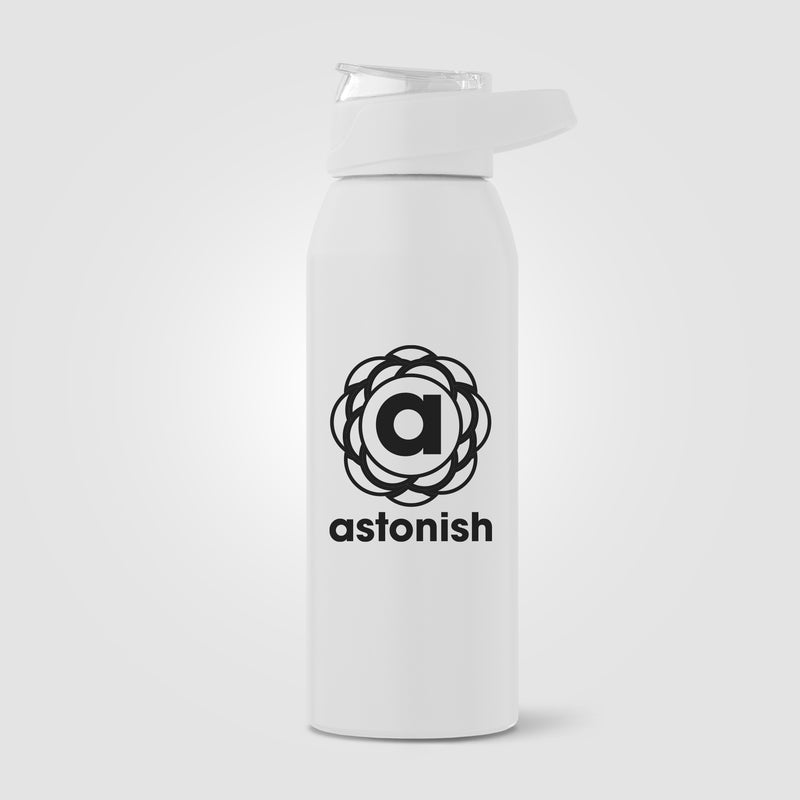 Lyse Recycled Stainless Steel Sport Bottle - 24 oz. - Silkscreen-zoom-