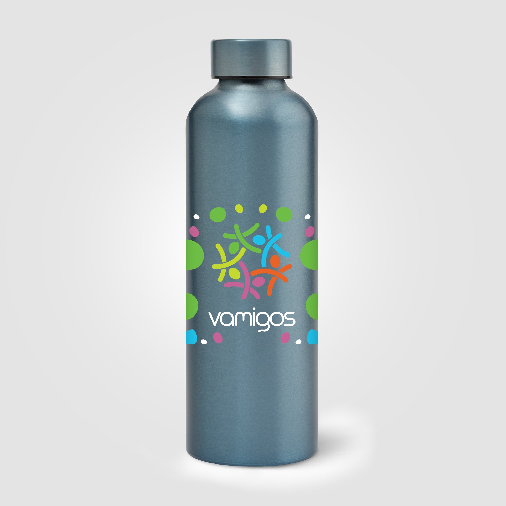 Astrid Recycled Stainless Steel Metallic Bottle - 24 oz. - ColorJet-zoom-4