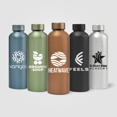 Image of the Astrid Recycled Stainless Steel Metallic Bottle - 24 oz. promotional product, SKU WJZ.
