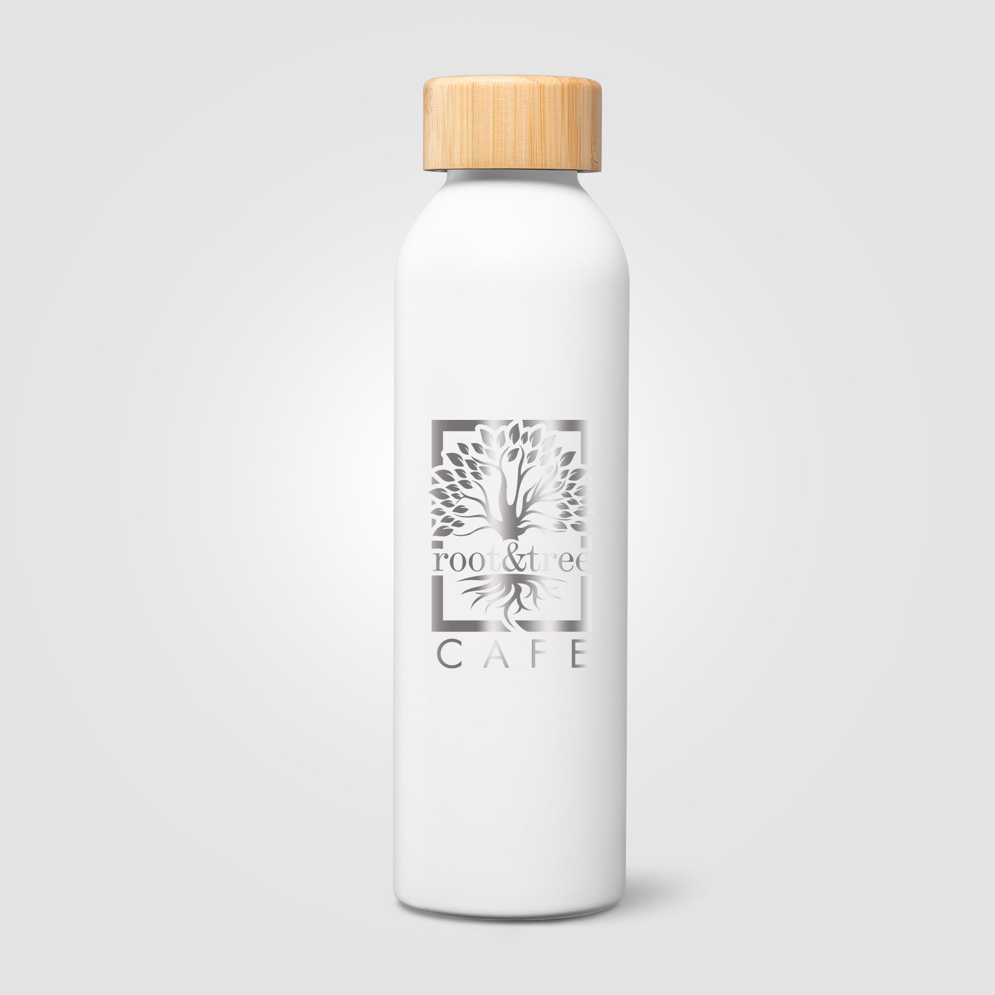 Eden Recycled Stainless Steel Bamboo Lid Water Bottle - 20 oz. - Laser Engraved-7