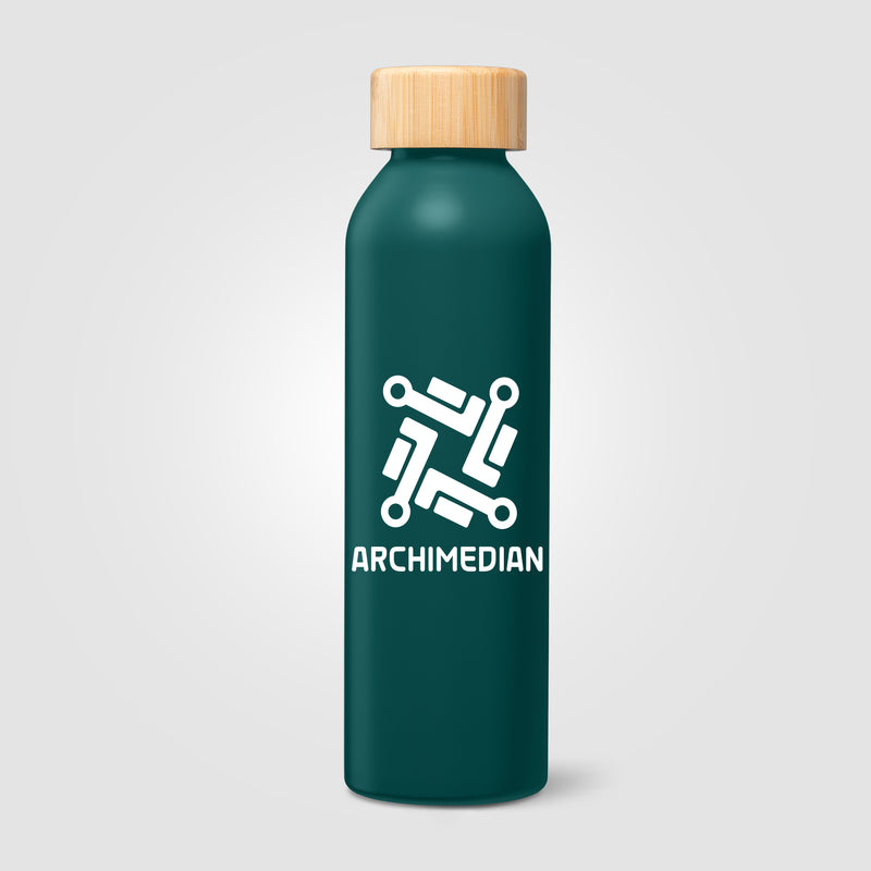Eden Recycled Stainless Steel Bamboo Lid Water Bottle - 20 oz.-zoom-