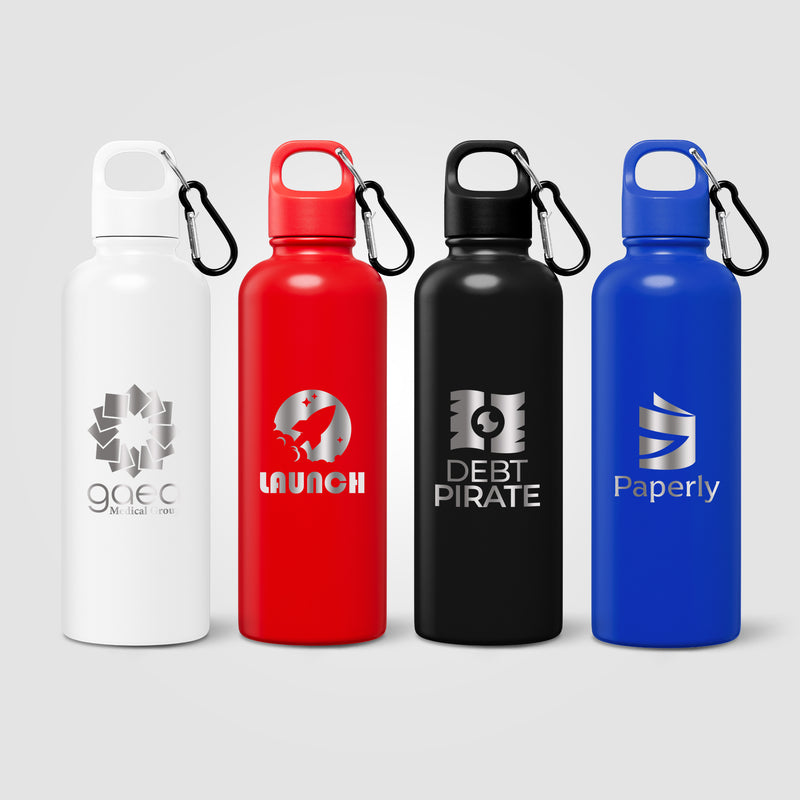 Portland Plus Recycled Stainless Steel Water Bottle - 25 oz. - Laser Engraved-zoom-