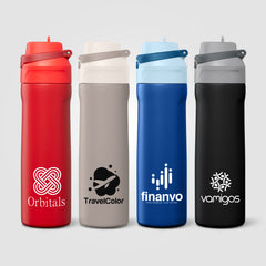 Image of the Lynk Recycled Stainless Steel Straw-Lid Leakproof Bottle - 23oz promotional product, SKU WKC.