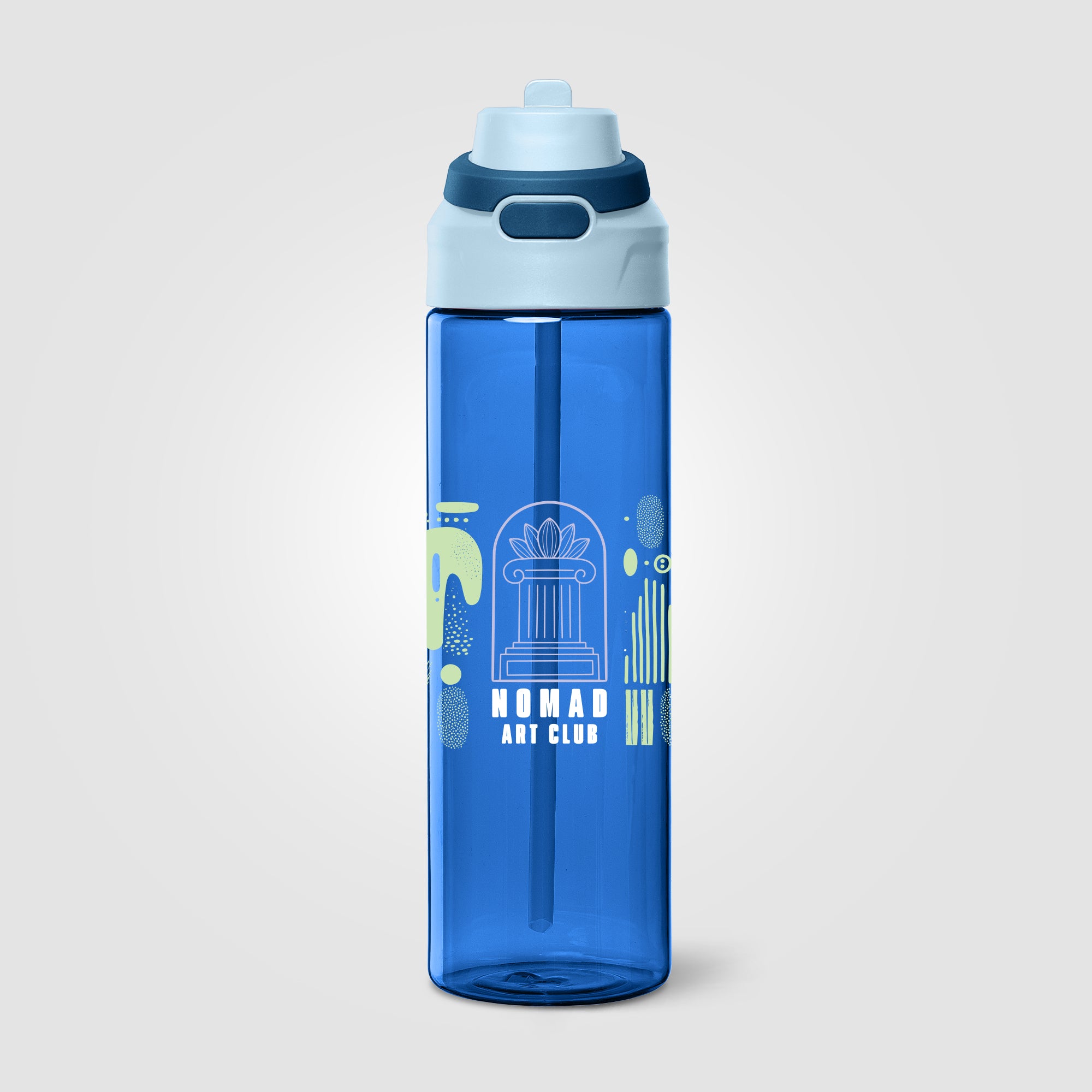 Lynk rPET Flip-Straw Single Wall Bottle - 28 oz. - ColorJet-zoom-4