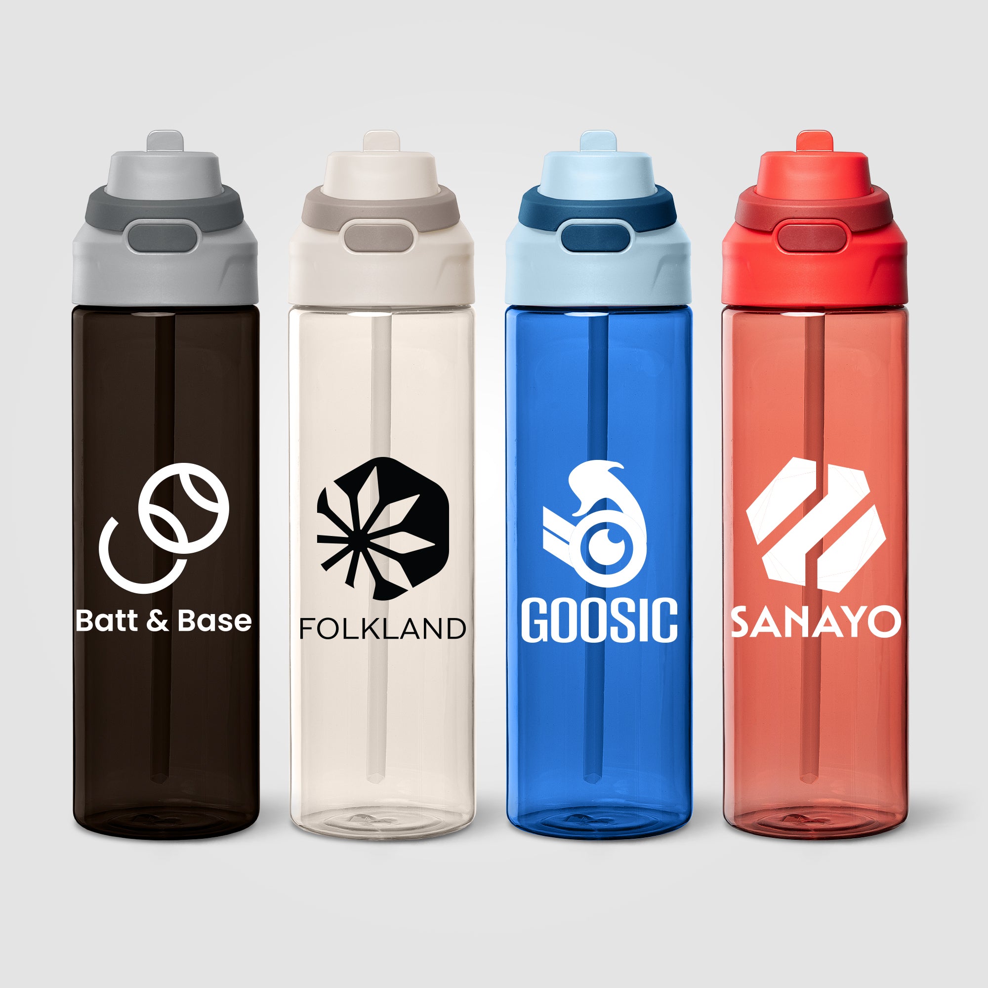 Image of the Lynk rPET Flip-Straw Single Wall Bottle - 28 oz. promotional product, SKU WKD.