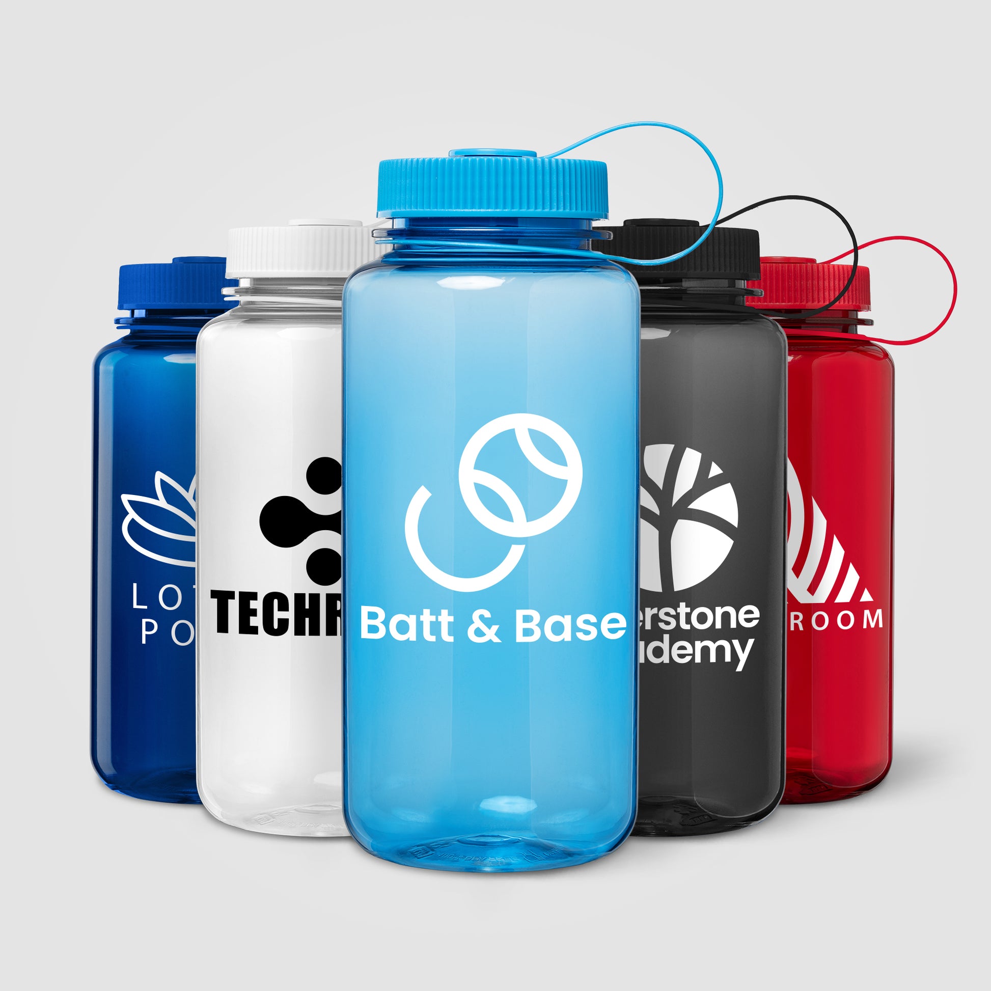 Otto rPET Tethered-Lid Sipper Sports Bottle - 30 oz.-1