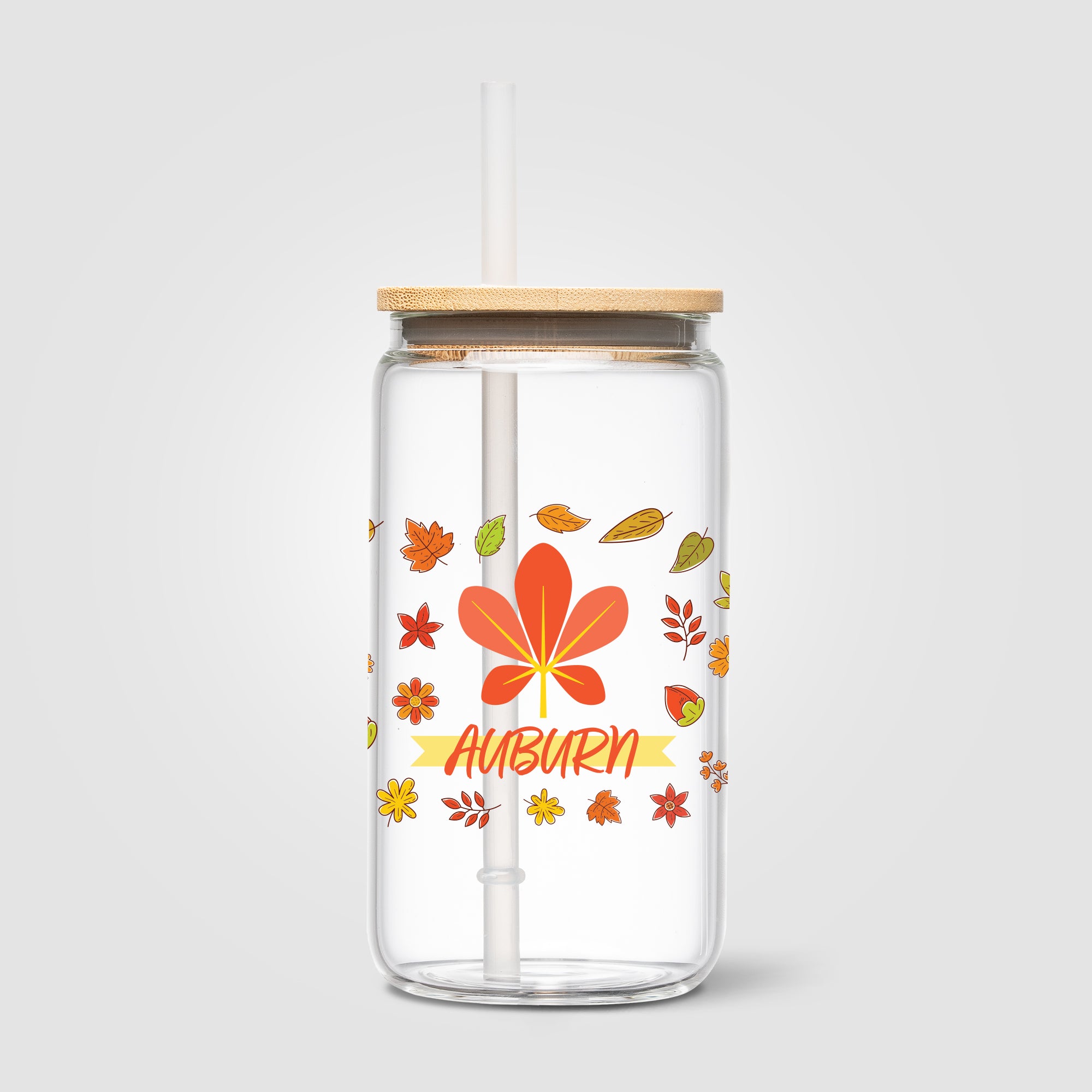 Image of the Cádiz Glass Bamboo Lid Tumbler - 17 oz. - ColorJet promotional product, SKU WKF-C.