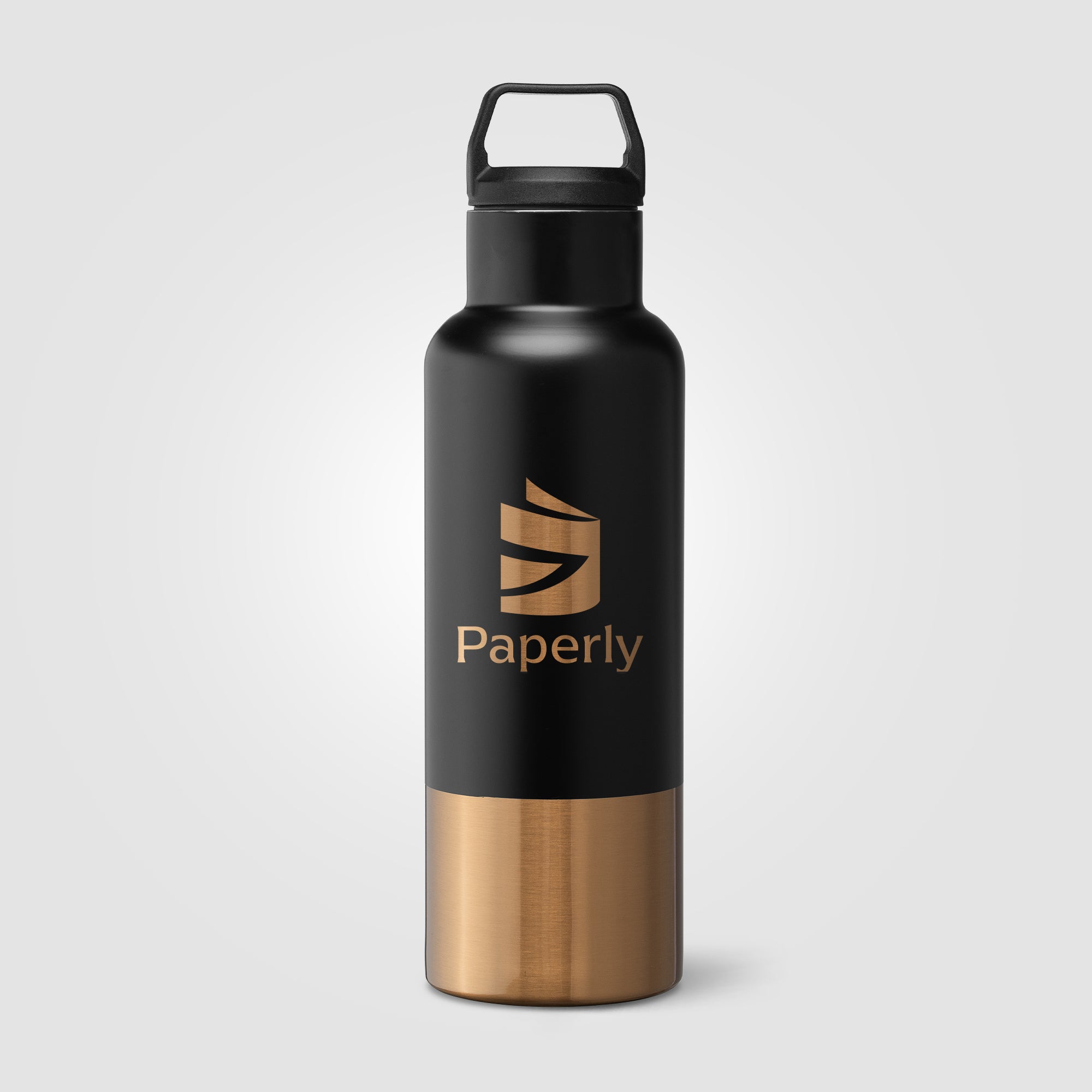 Image of the Auric Recycled Stainless Steel Vacuum Insulated Bottle - 22.5 oz. - Laser Engraved promotional product, SKU WKR-L.